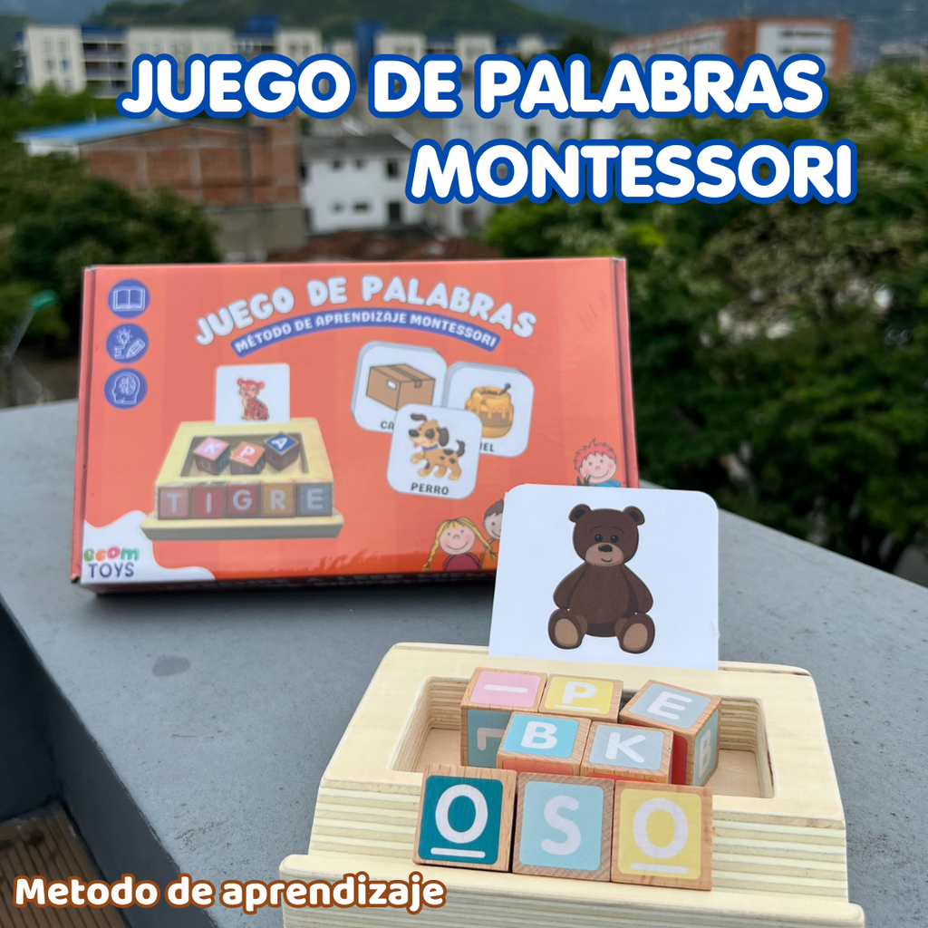 Juego De Palabras Montessori