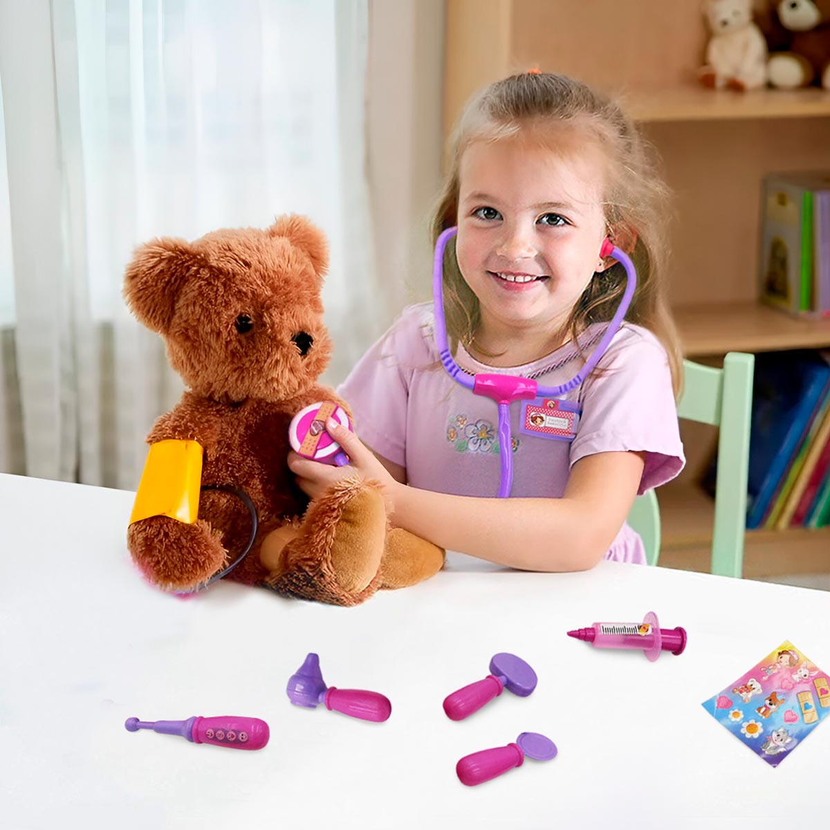 Kit Doctora Juguetes Luces Sonido