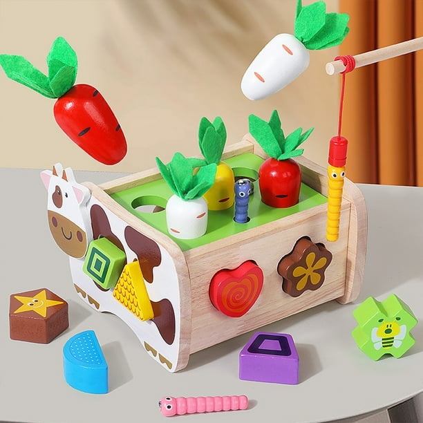 Juguetes Montessori De Madera Para Bebes