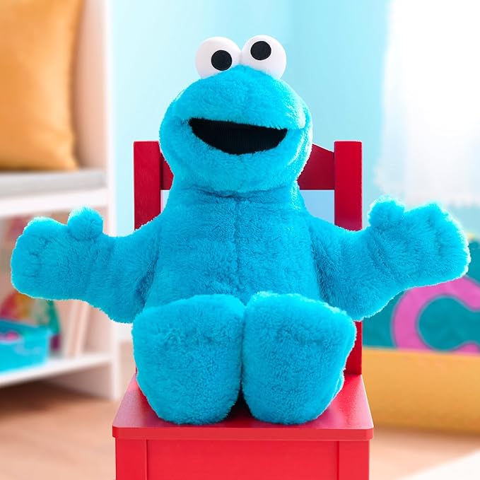 Cookie Monster Abrazos Gigantes – Peluche de 18'' de Plaza Sésamo