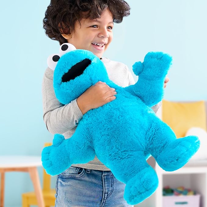 Cookie Monster Abrazos Gigantes – Peluche de 18'' de Plaza Sésamo